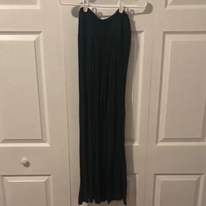 EARTHBOUND Dark Grenn Wide Leg Pants